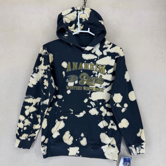 NHL Other - Youth Anaheim Ducks Western Conference Bleached Hoodie Size L 14 16 NHL